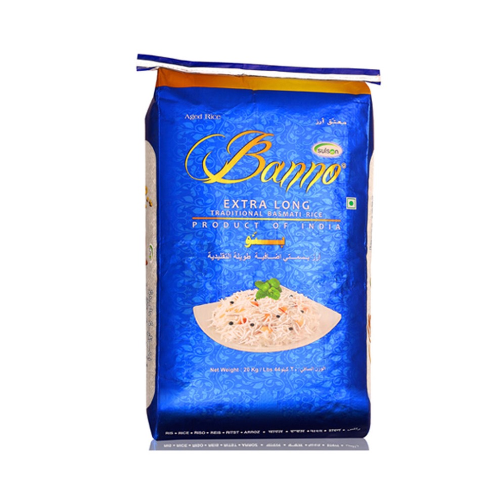 Banno extra long traditional basmati rice 20kg