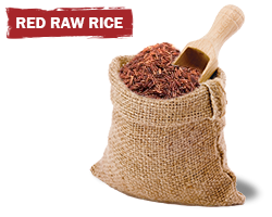 Red raw rice